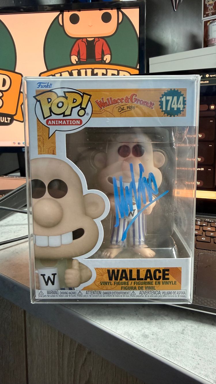 SIGNED Funko Pop! Animation Wallace Vinyl Figure